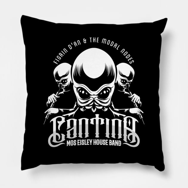 Cantina House Band Pillow by stuffofkings