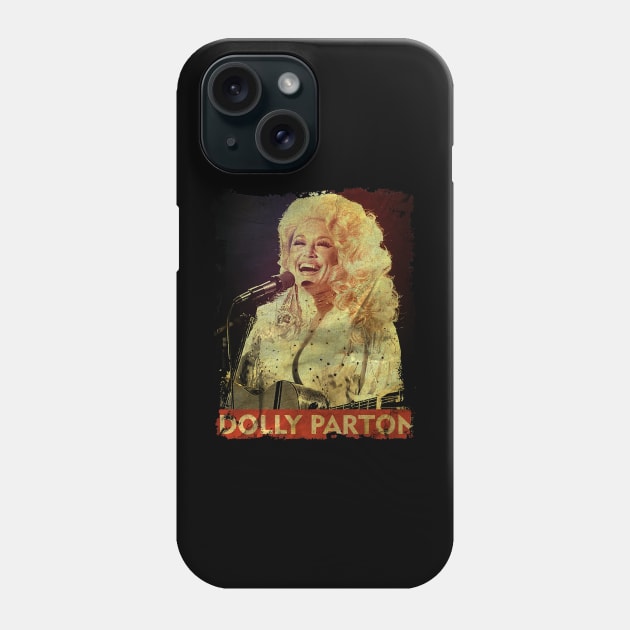 TEXTURE ART-Dolly Parton - RETRO STYLE 1 Phone Case by ZiziVintage