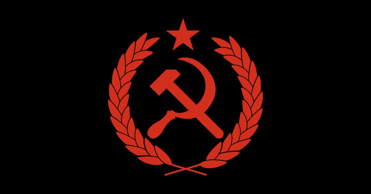 Hammer and Sickle - Red Communist Emblem - Communism - Sticker | TeePublic