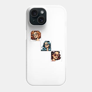 Volti di Donna 14 | Female faces 14 Phone Case