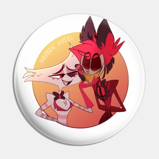 Alastor and Angel Dust Pin