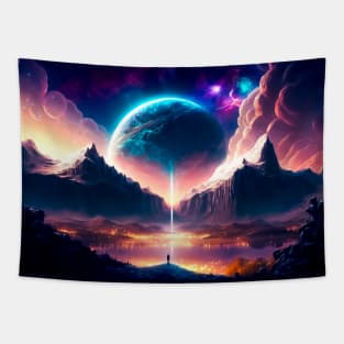 Cosmic Magic: Chaotic Realms Tapestry