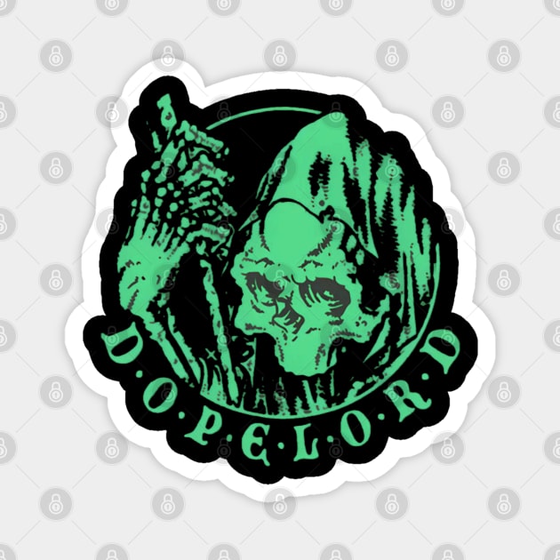 Dopelord Band Magnet by Ink Lines