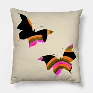 Butterflies Rainbow Pillow