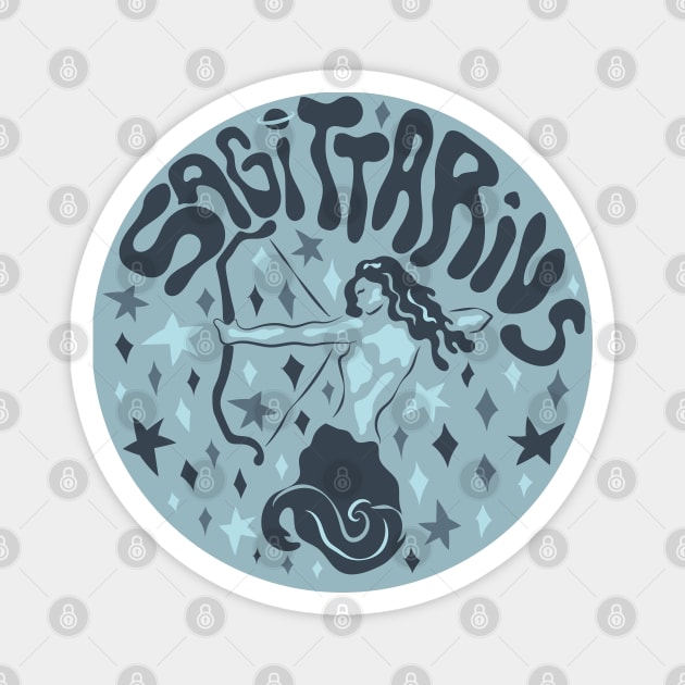 Sagittarius Magnet by Doodle by Meg