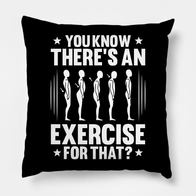 Physical Therapy Physical Therapist Physiotherapy Pillow by Krautshirts