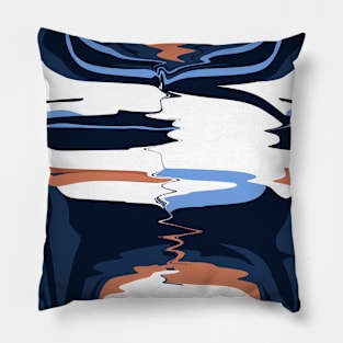 glitch woman Pillow