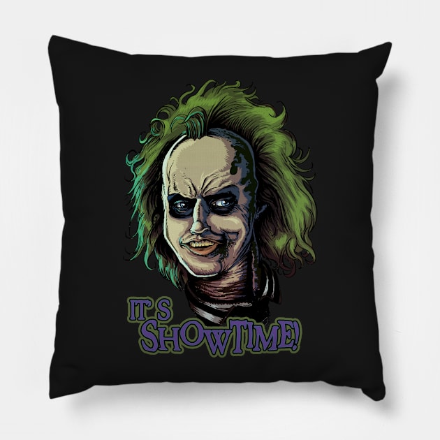 Beetlejuice Pillow by Creepsandbabes