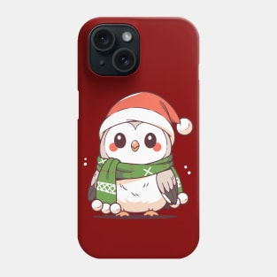 Little Owl Christmas Phone Case