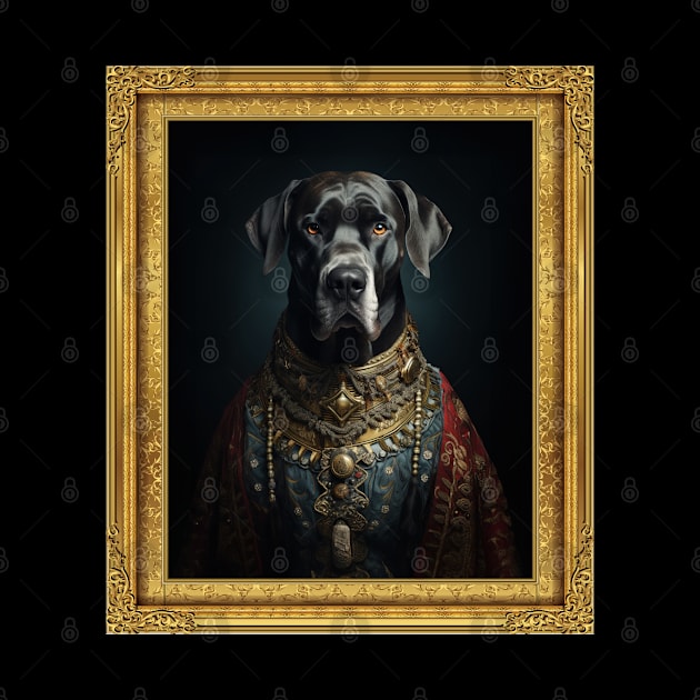 Great Dane - Medieval Tsar (Framed) by HUH? Designs