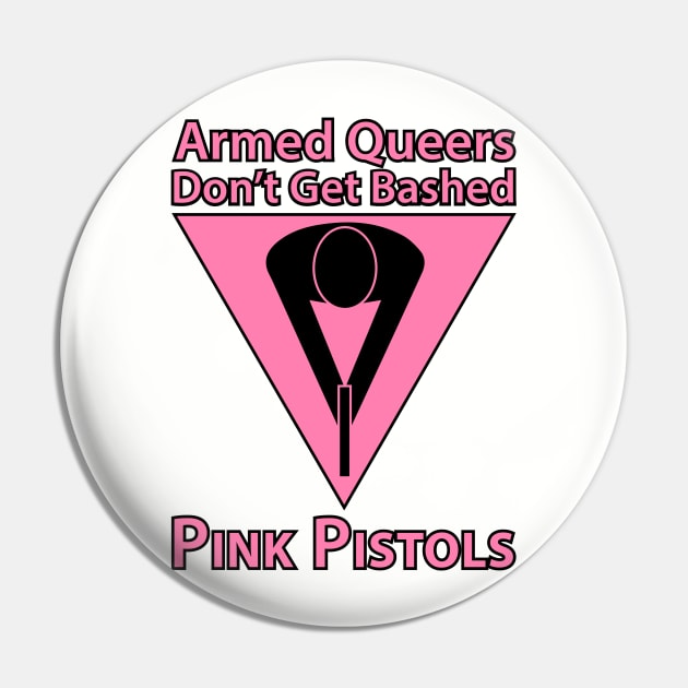 Pink Pistols Pin by Operation Blazing Sword