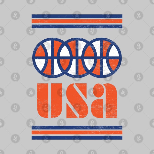 USA - Old School Basketball Throwback by TwistedCharm