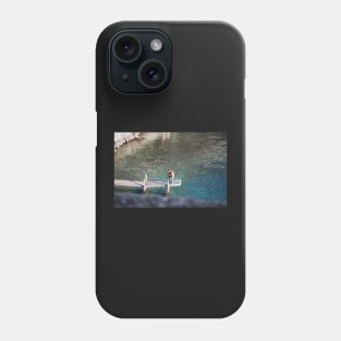 A couple kissing on the lake Phone Case