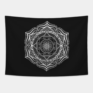 At The Center of Your Being - Lao Tzu Tao Te Ching Mandala Tapestry