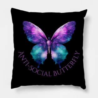 Anti-Social Butterfly Pillow