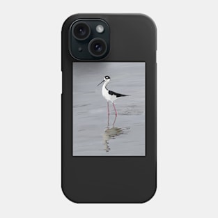 The Black Necked Stilt Bird Phone Case