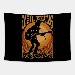 Neil Young - Retro Color Tapestry