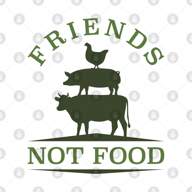 Discover Friends Not Food - Friends Not Food - T-Shirt