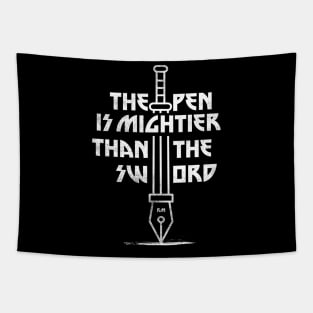 The pen is mightier than the sword Tapestry