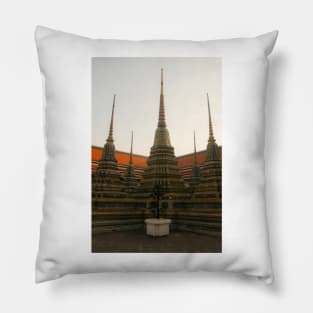 A second group of small stupa at Phra Chedi Rai in Wat Pho temple complex, Bangkok Pillow