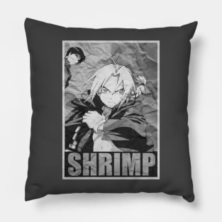 Full Metal shrimp (black/white version) Pillow