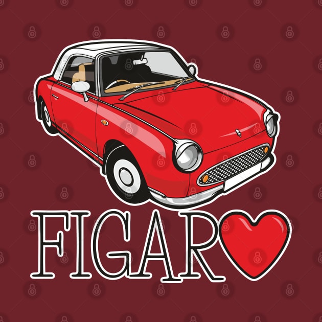 Nissan Figaro by Jamie Lee Art