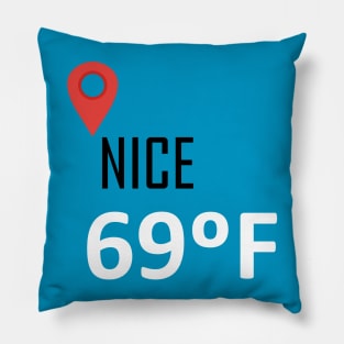 69... nice Pillow