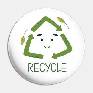 Recycle symbol Pin