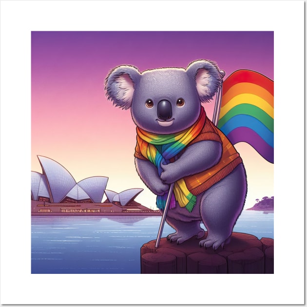 Gay Pride Koala Bear (Sydney, Australia) - Gay Pride - Posters and