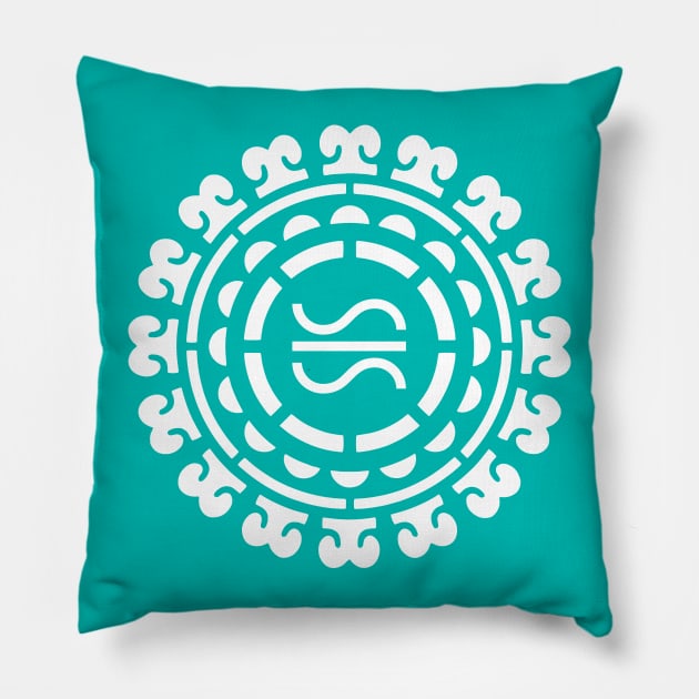 floasis small logo tap Pillow by floasis