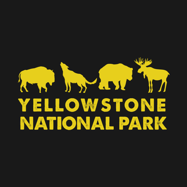 Yellowstone National Park Retro by roamfree