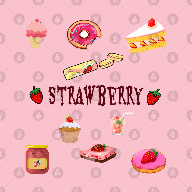 Strawberry Everywhere - Strawberry Shortcake - Phone Case