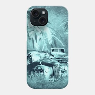 cars and butterflies in moonlight Phone Case