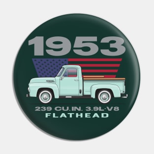 Seafoam Green V8 Pin