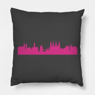 Bamberg skyline pink Pillow