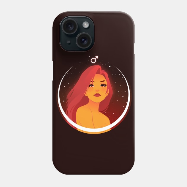 Mars Phone Case by Elysart