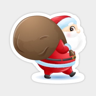 Cute santa claus for christmas day Magnet