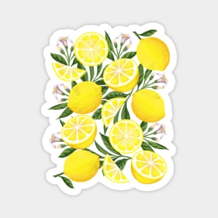 Yellow Lemons Magnet