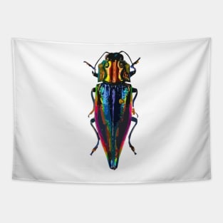 Raindow Metallic Jewel Beetle Digital Painting Tapestry