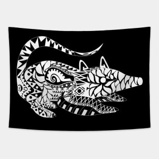 don tlacuache mariachi pattern possum ecopop Tapestry