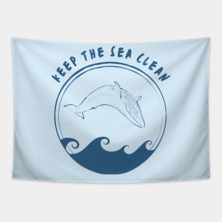 Save The Ocean Save The Whales Tapestry