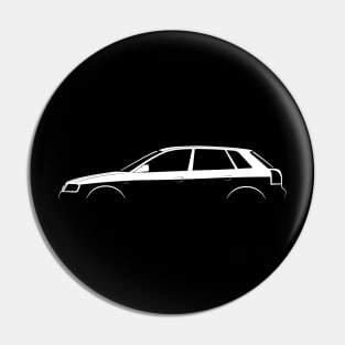 Audi A3 Sportback (8L) Silhouette Pin