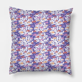 Beautiful Coral Seamless Pattern Pillow