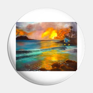 Sunset Blue Pin