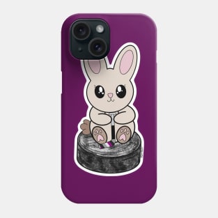 Pride Puck Bunny (Asexual) Phone Case