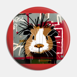 Funny Cartoon Guinea Pig Pin