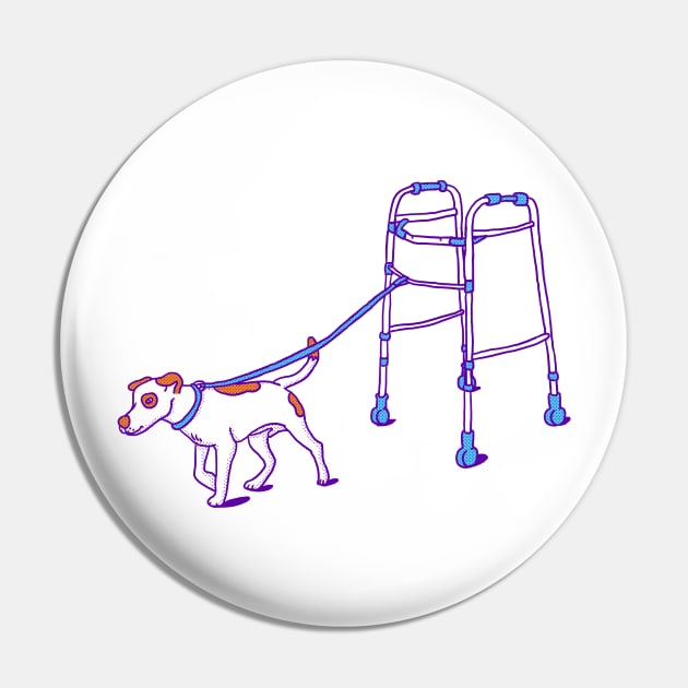 Dog walker Pin by rodrigobhz