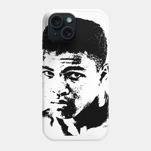 Muhammad-Ali Portrait Pop Art Phone Case by phatvo