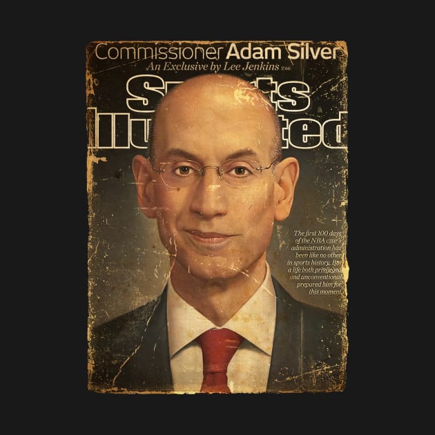 COVER SPORT - SPORT ILLUSTRATED - COMMISSIONER ADAM SILVER by FALORI