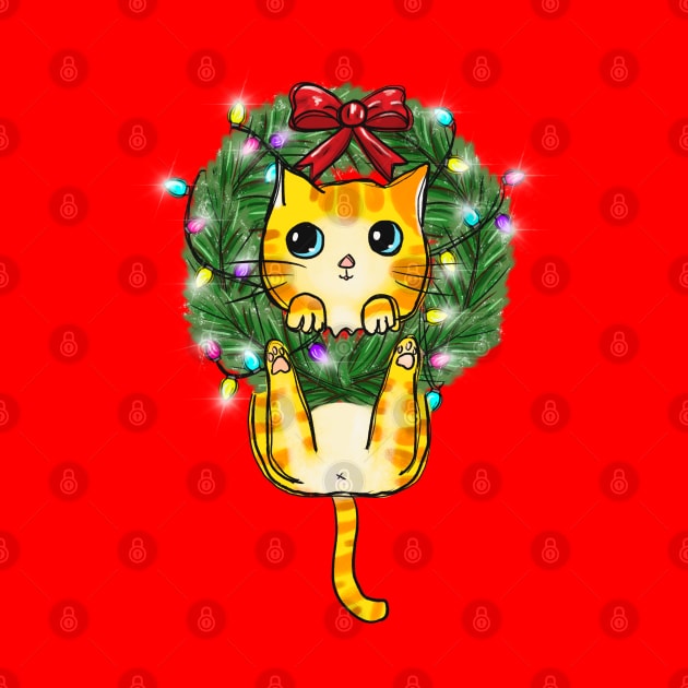 Funny Christmas Cat - Merry Catmas by Pop Cult Store